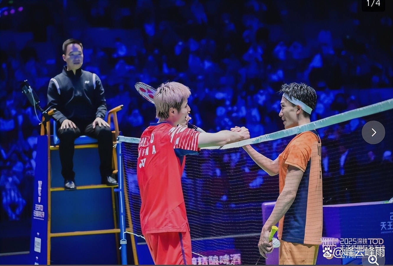 中国队翻盘韩国队，桃田贤斗统治全场